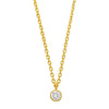 LJ Mini Diamond Charm Necklace