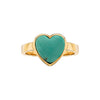 LJ Turquoise Heart Ring