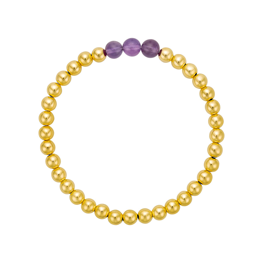 Amethyst & Bead Bracelet | LeahJessica Jewelry