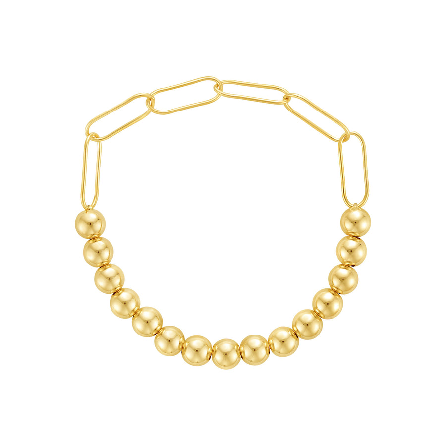 Bead and Link Chain Bracelet | LeahJessica Jewelry