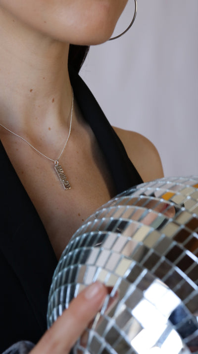 LJ x Regardless Vertical Charm Necklace