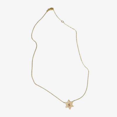 Initial Star of David Necklace