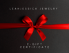 LeahJessica e-Gift Card