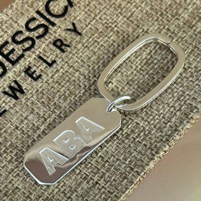 Personalized Tag Keychain LeahJessica