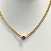 Starburst Pink Topaz Necklace