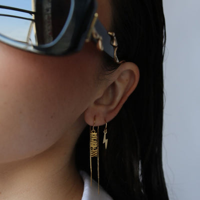 X Regardless Threader Earring | LeahJessica Jewelry