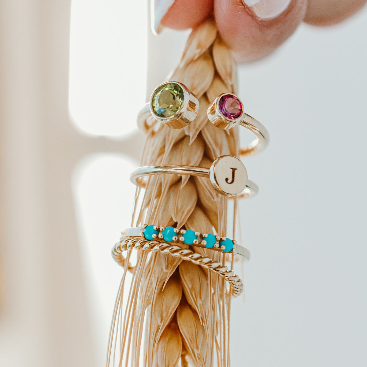 Initial Stackable Ring | LeahJessica Jewelry