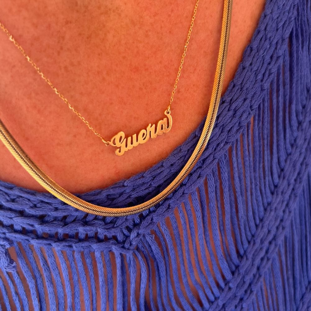 Hand Cut Name Necklace