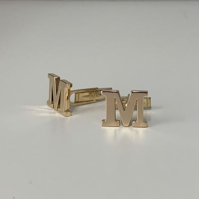 Sterling Letter Cufflinks | LeahJessica Jewelry