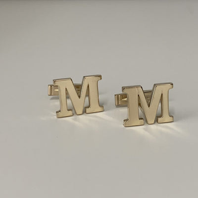 Sterling Letter Cufflinks | LeahJessica Jewelry