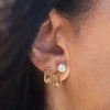 Link Diamond Earrings| LeahJessica Jewelry