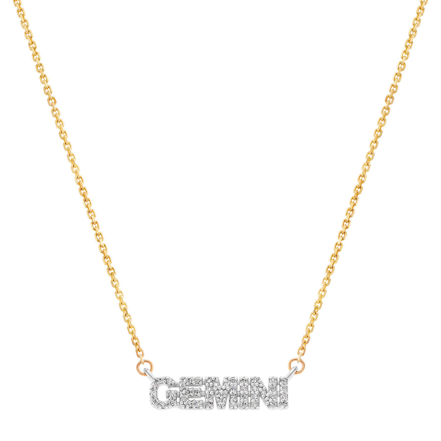 LeahJessica Mini Diamond Zodiac Necklace
