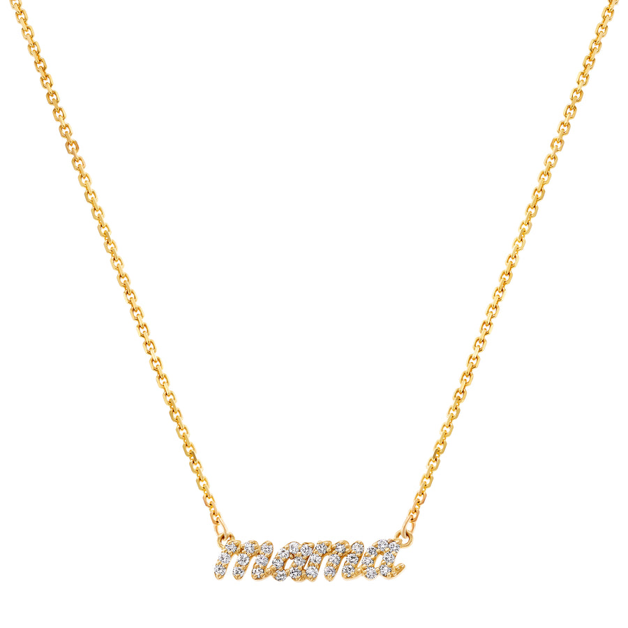 Mini Diamond Mama Necklace