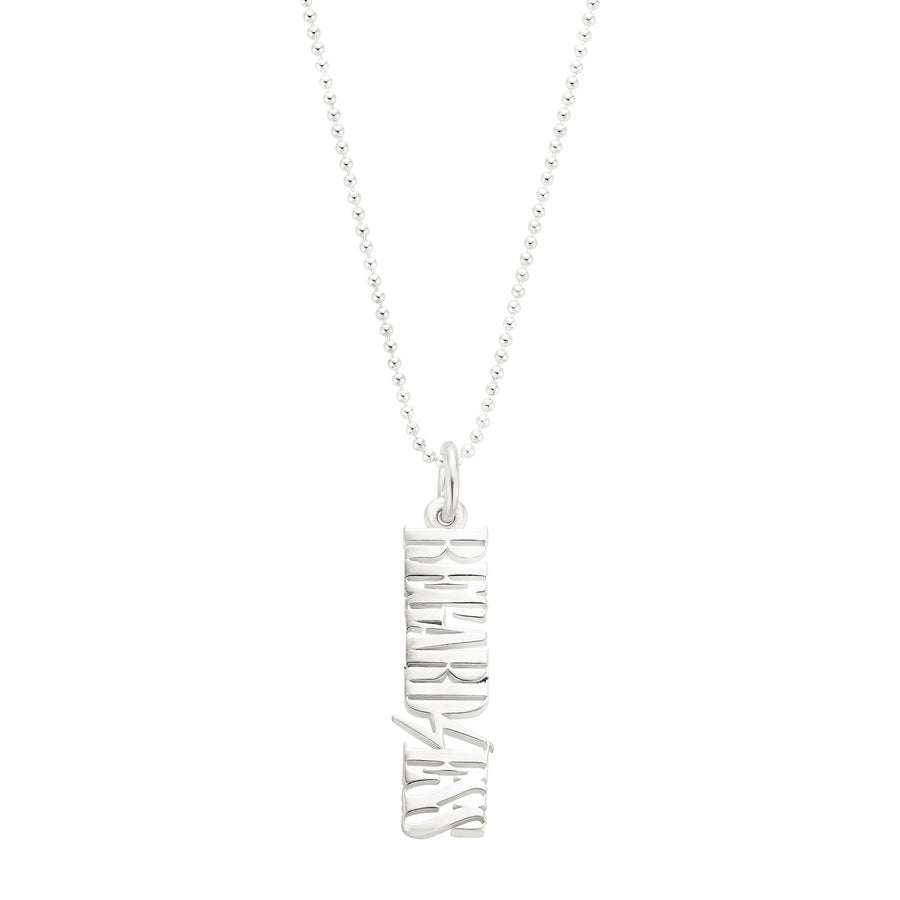 X Regardless Vertical Charm Necklace | LeahJessica Jewelry