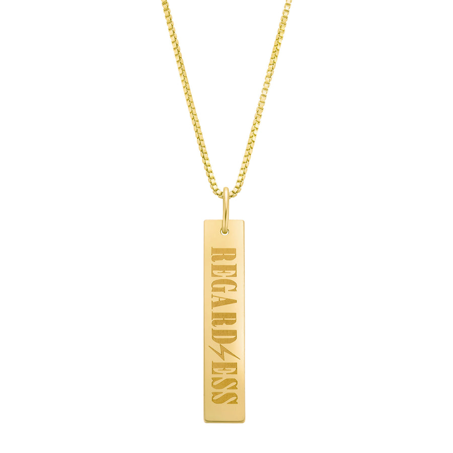 X Regardless Tag Necklace | LeahJessica Jewelry