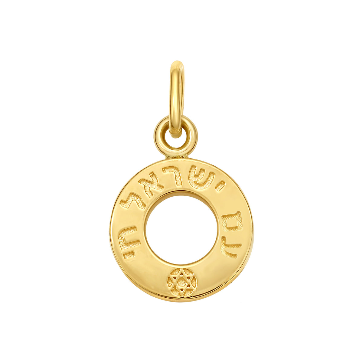 Mini Am Yisrael Chai Charm | LeahJessica Jewelry