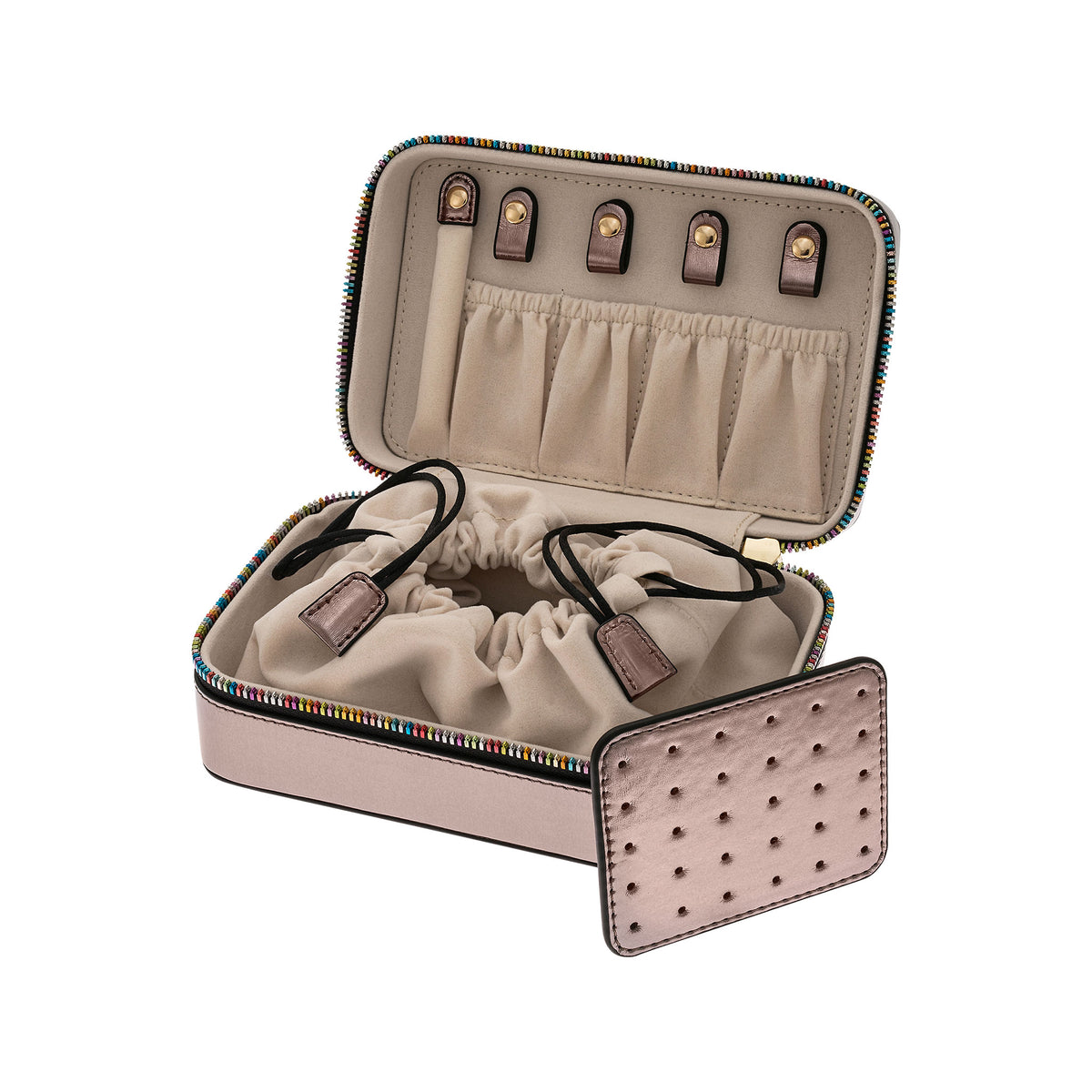 Sara Pewter Jewelry-Zipper Case | LeahJessica Jewelery