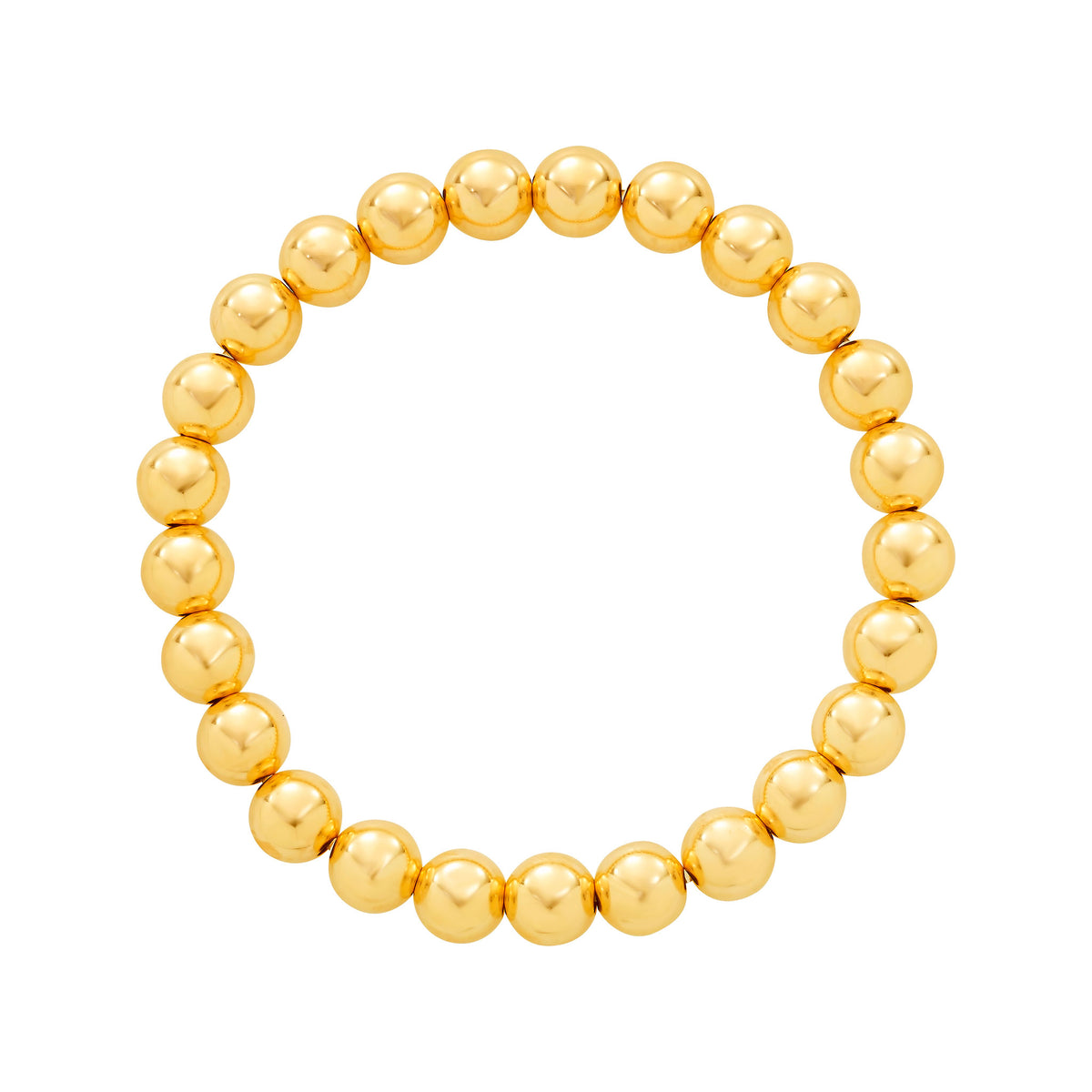 4mm Gold Filled Bead Bracelet