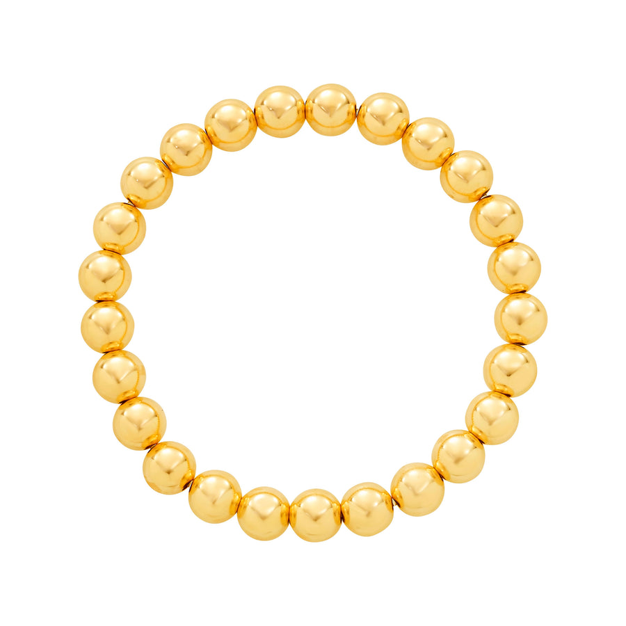 4mm Gold Filled Bead Bracelet
