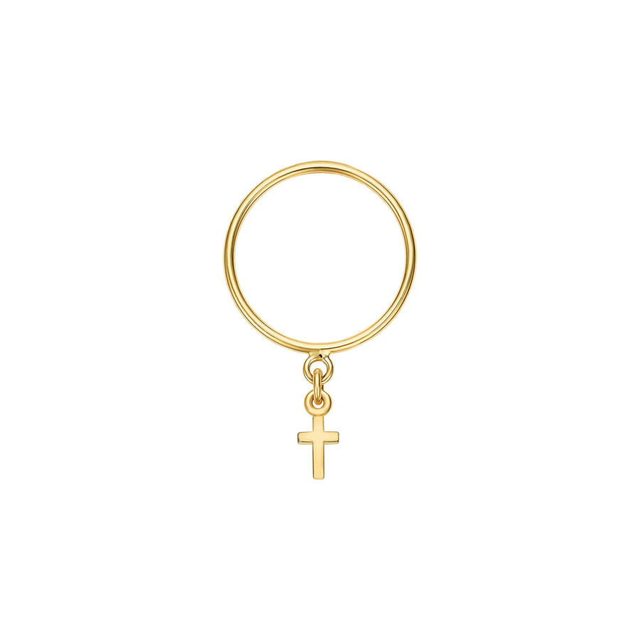 Dangle Cross Ring