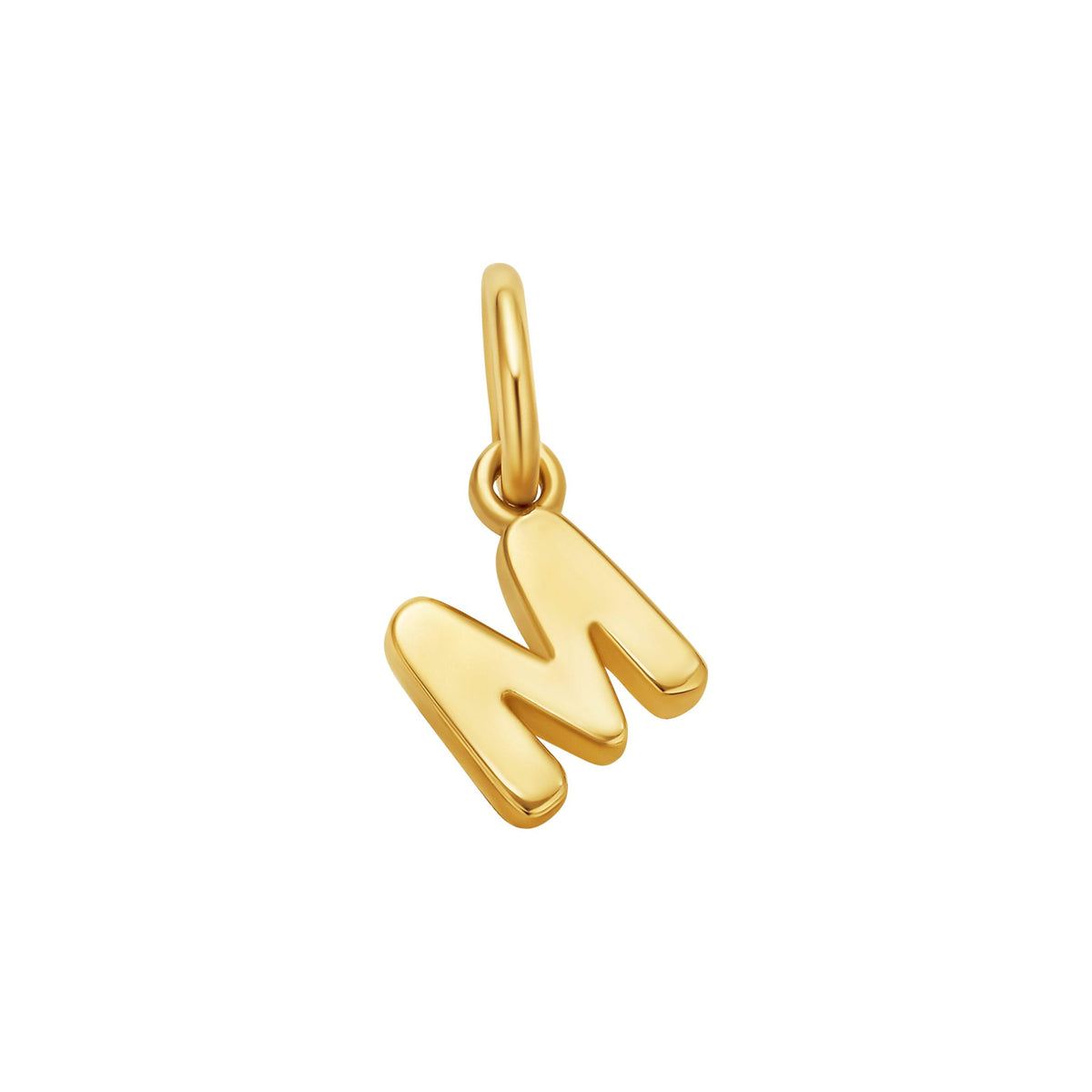 14k Mini Letter Charm