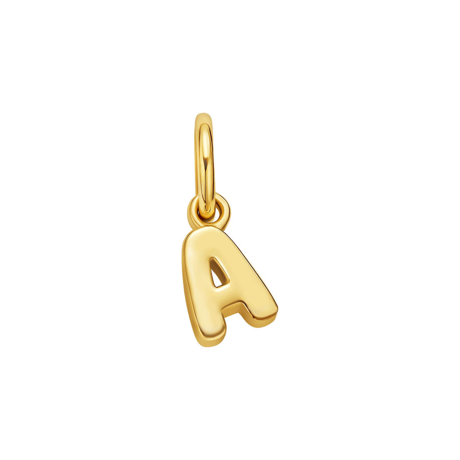 14k Mini Letter Charm