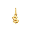 14k Mini Letter Charm