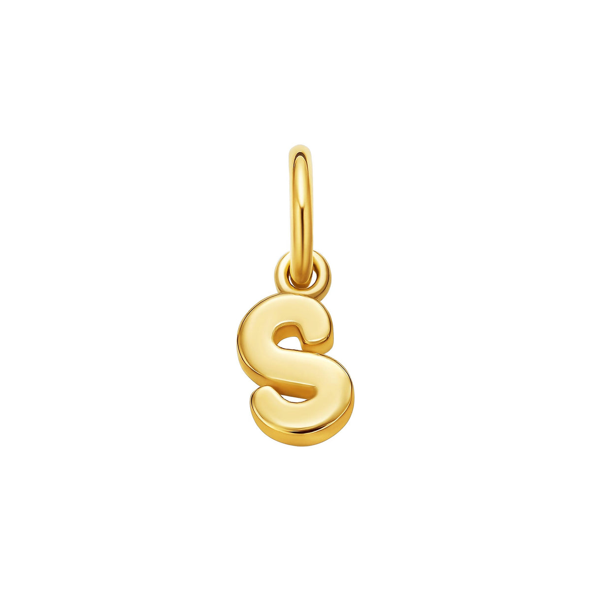 14k Mini Letter Charm