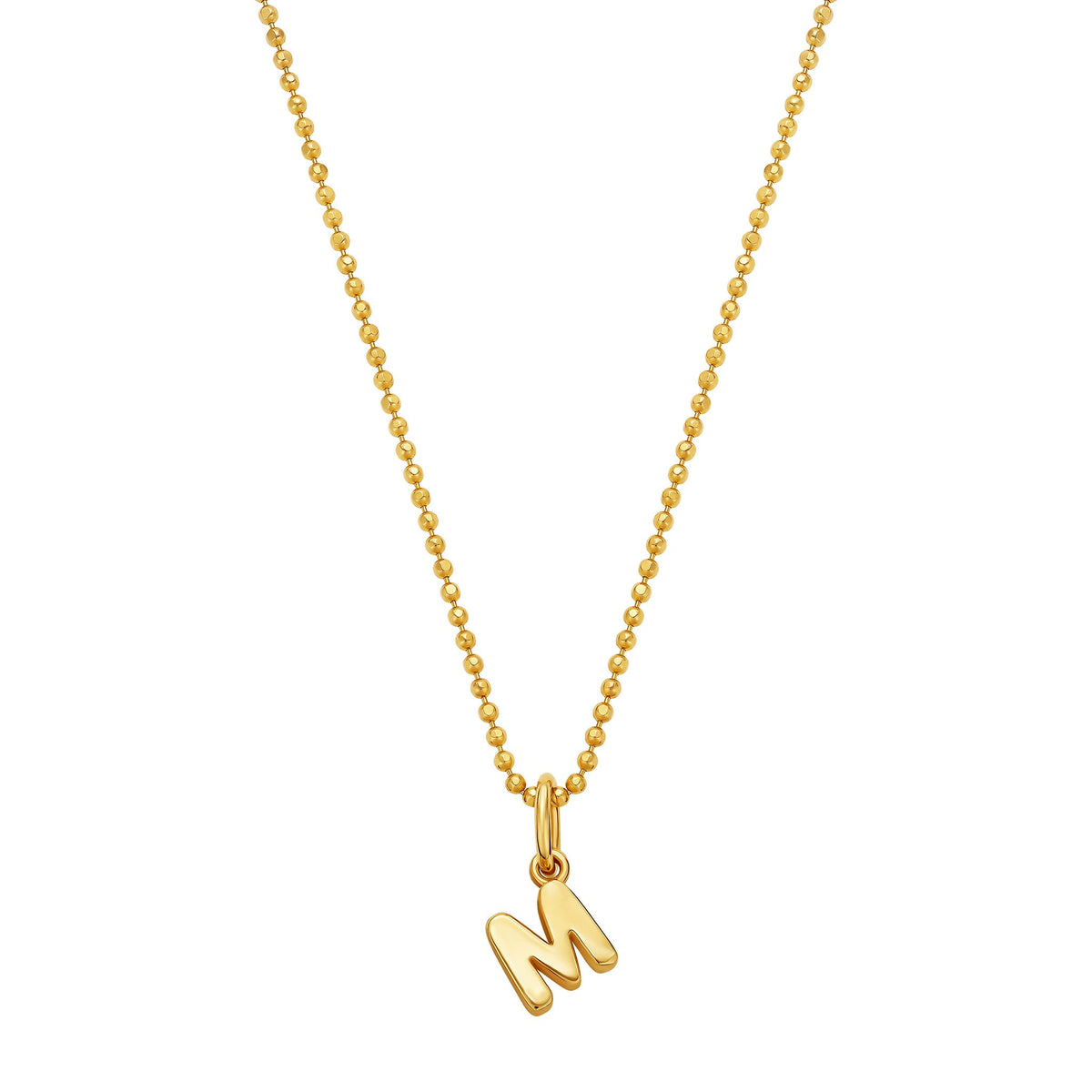 Mini Letter Charm Necklace
