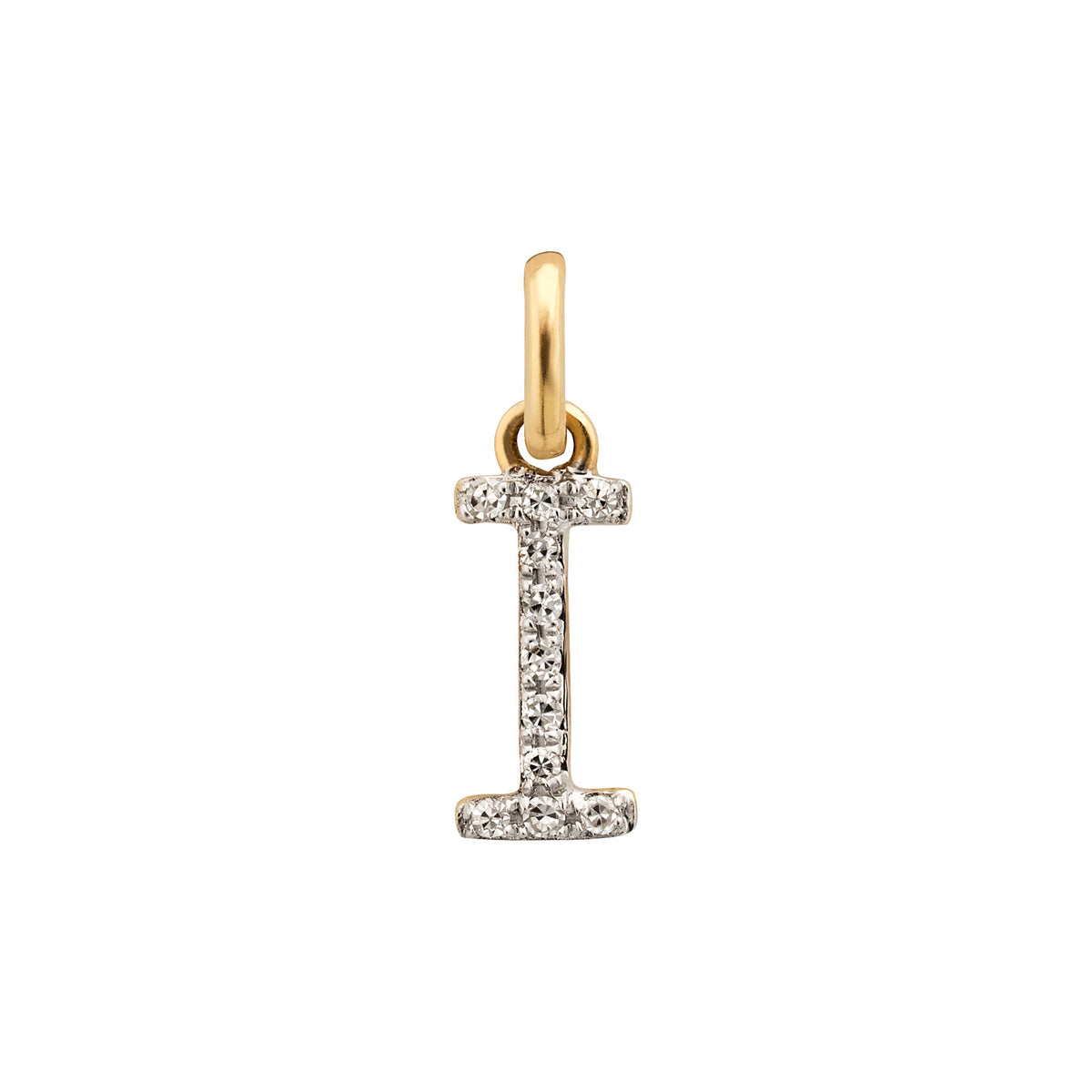 Mini Diamond Initial Charm | LeahJessica Jewelry