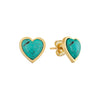 LJ Turquoise Heart Earrings