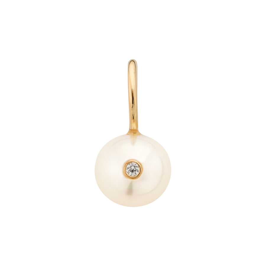 Pearl With A Diamond Charm LeahJessica Jewelry