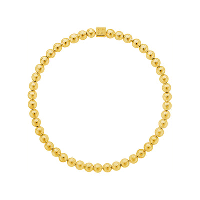 LJ 4mm Gold Filled Bead Bracelet