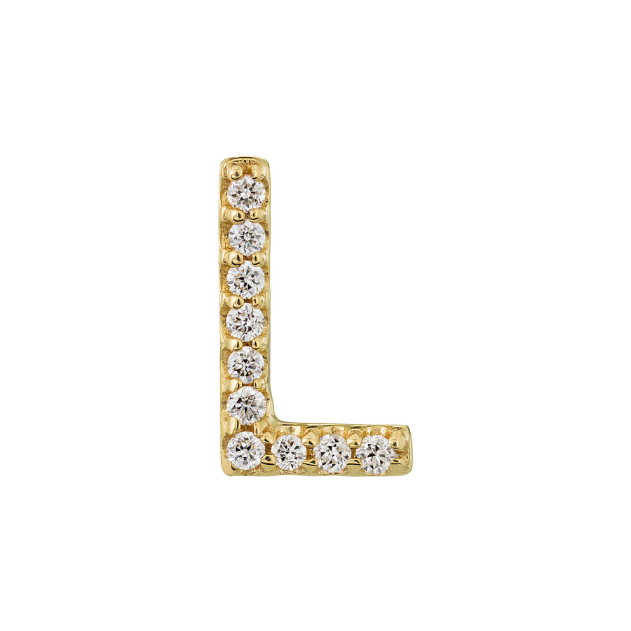 LeahJessica Diamond Letter Stud