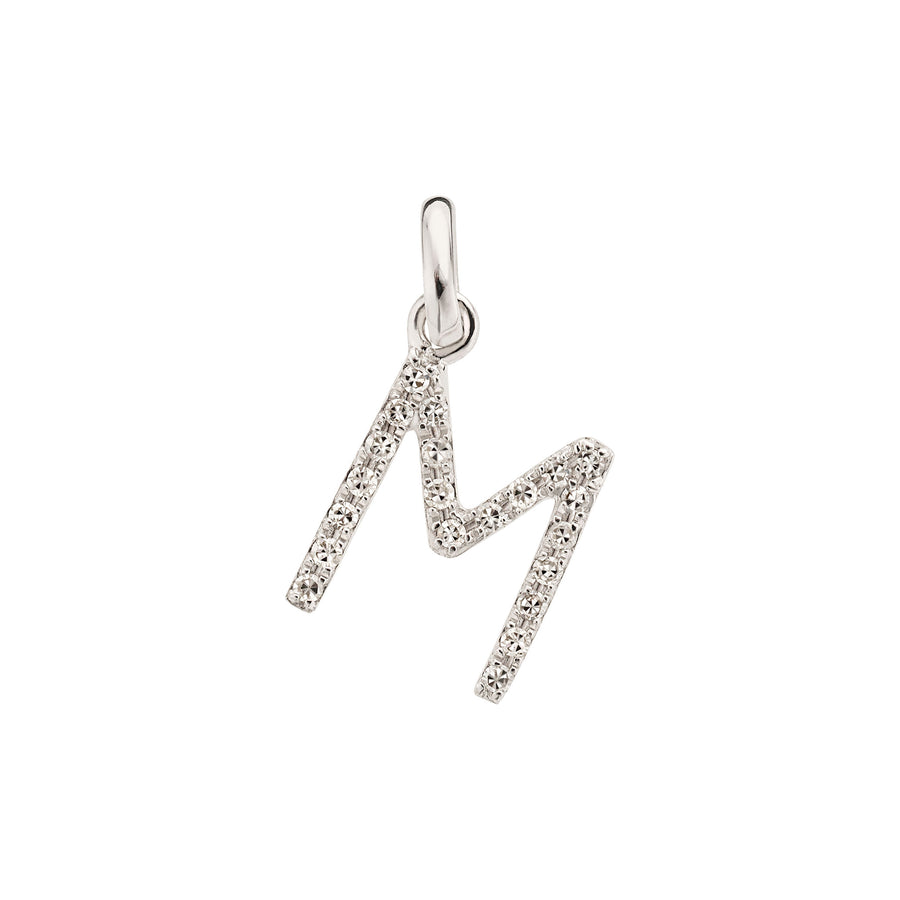 Mini Diamond Letter Charm LeahJessica