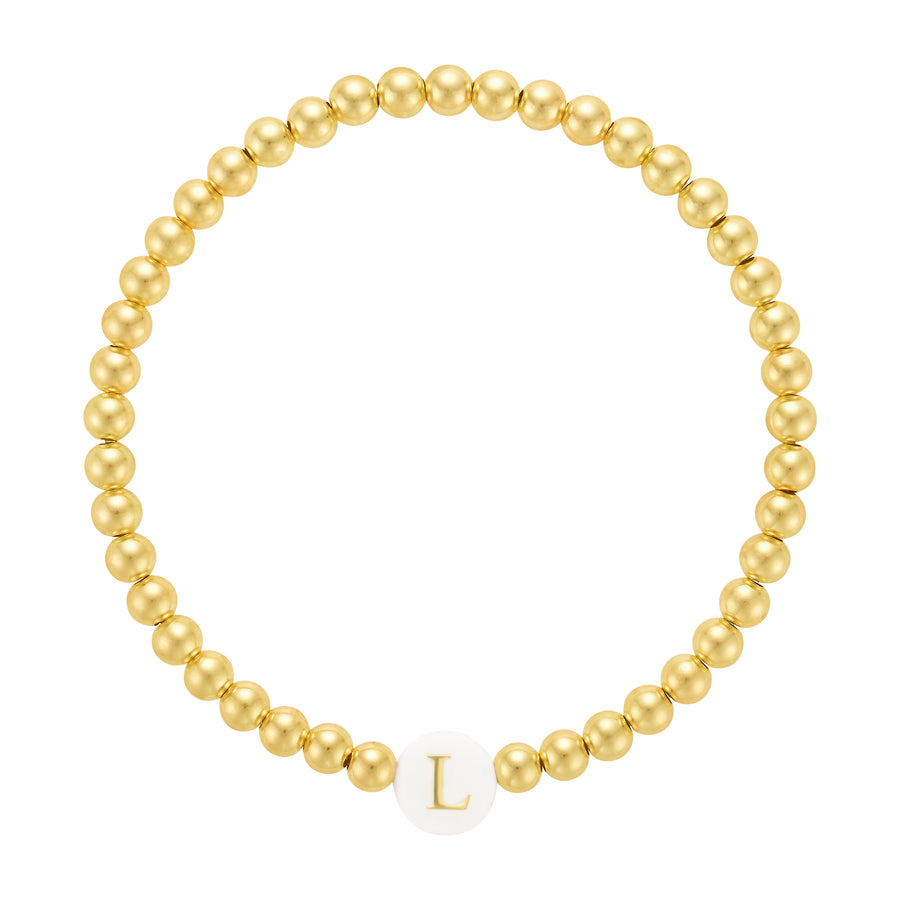 LJ Letter Bracelet - LeahJessica Jewelry