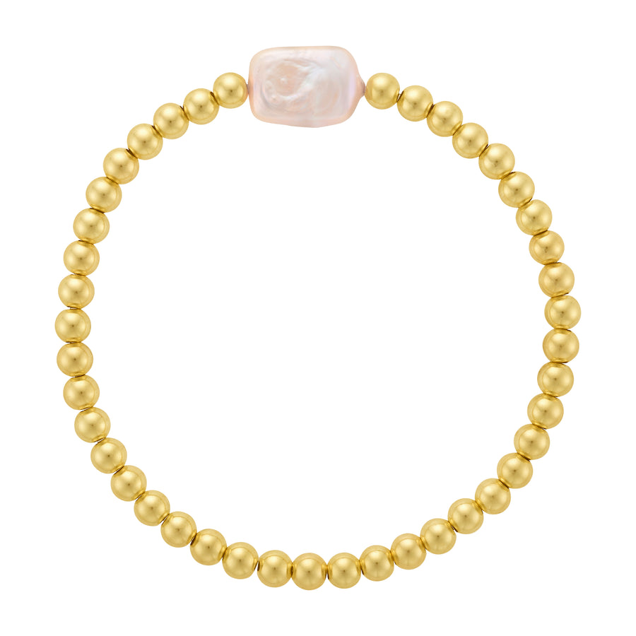 Bead Bracelet - Square Freshwater Pearls | LeahJessica Jewelry