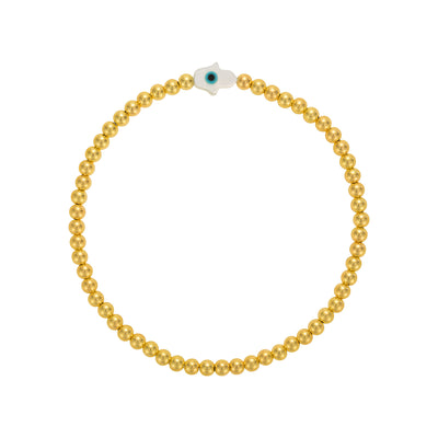 Gold Filled with Hamsa