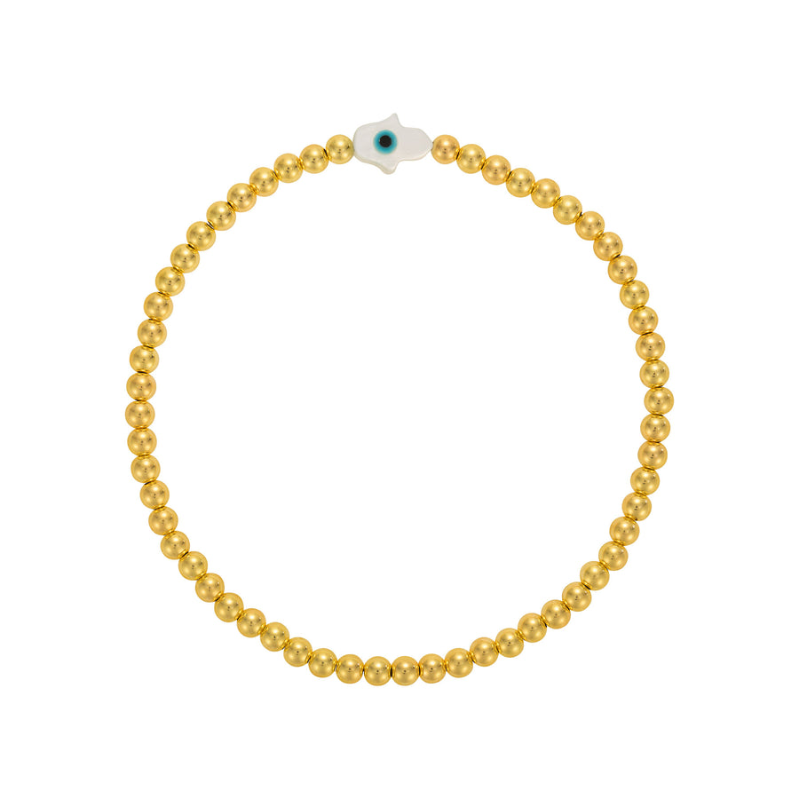 Gold Filled with Hamsa