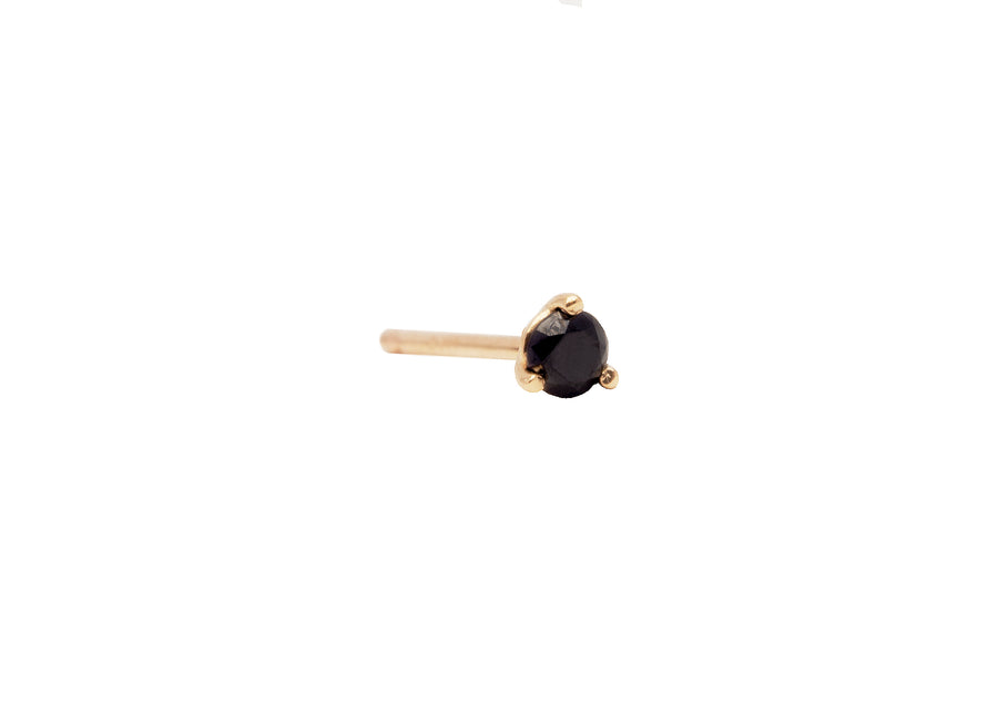 LeahJessica Black Diamond Stud Earring