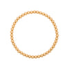 3mm Gold Filled Bead Bracelet