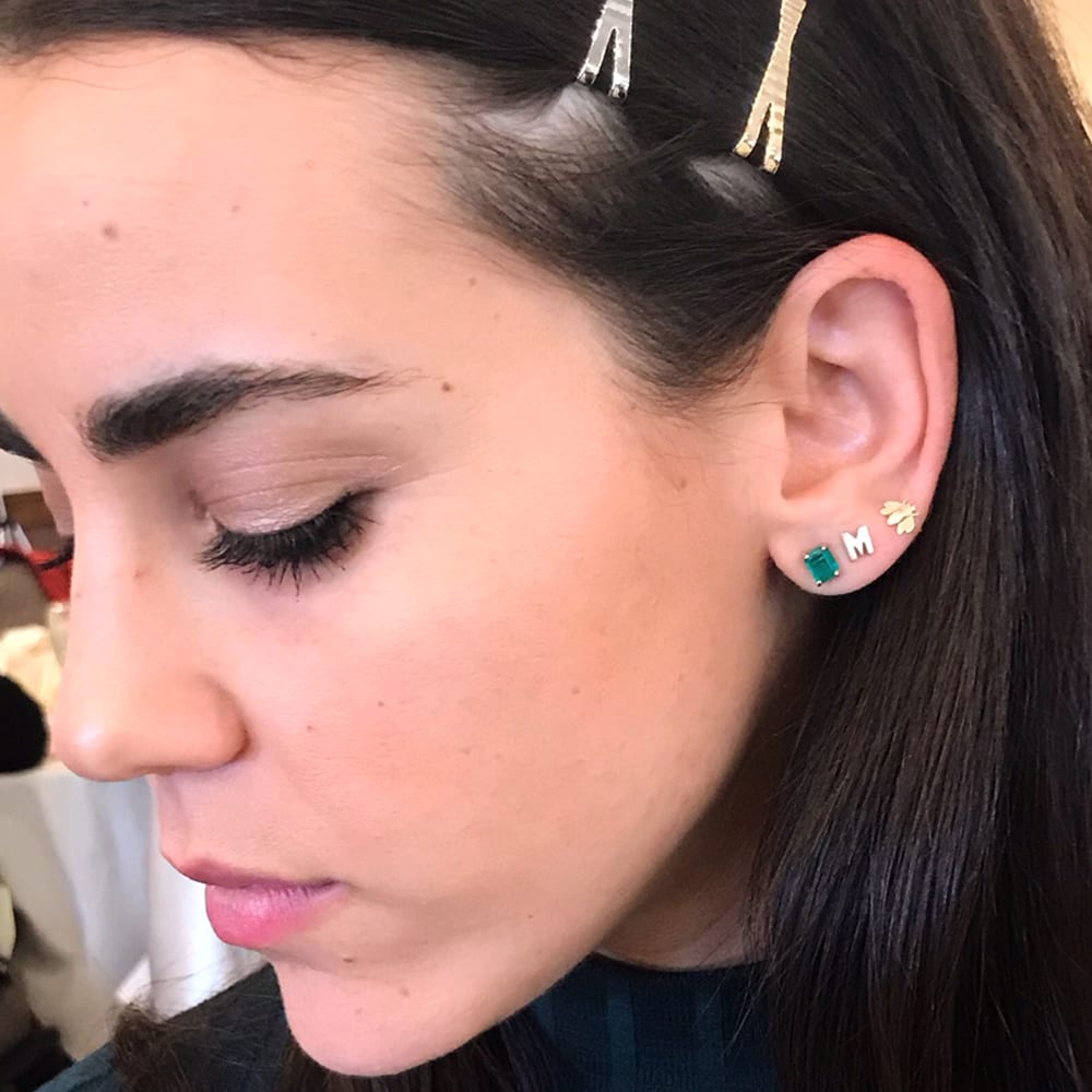 LeahJessica Letter Stud Earring