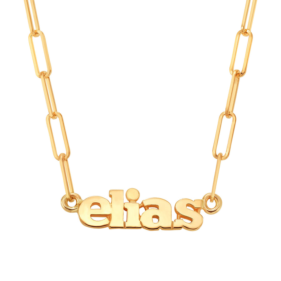 Mini Name Link Chain Necklace