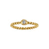 Woven With Diamond Stackable Ring