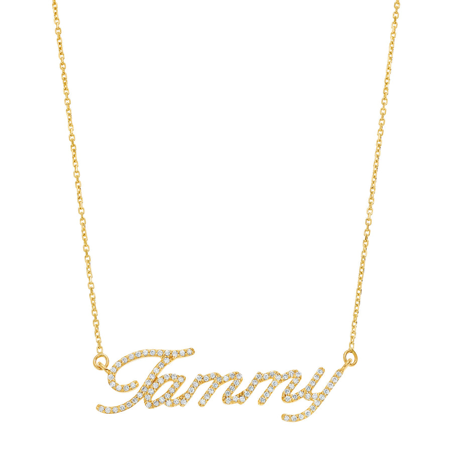 Diamond Tammy Necklace | LeahJessica Jewelry