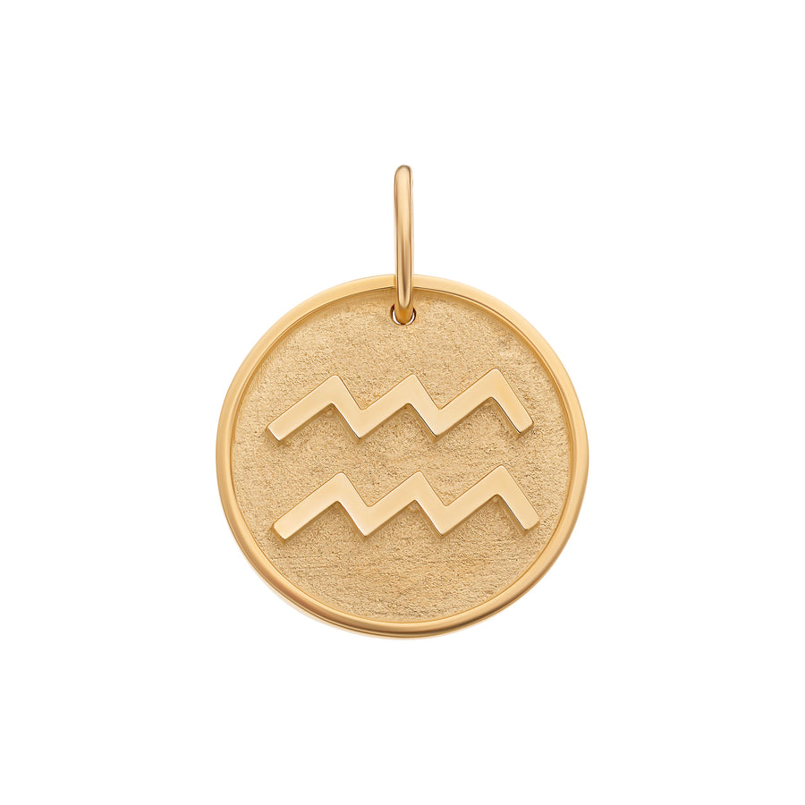 Aquarius Zodiac Charm