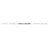 Link & Gemstone Bracelet| LeahJessica Jewelry