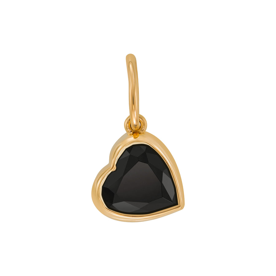 Black Onyx Heart Charm | LeahJessica Jewelry